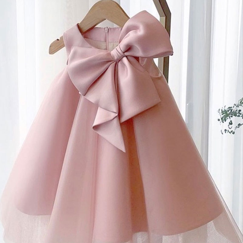 Summer Clothing Newborn - Summer Big Bow Baby Girl Dress