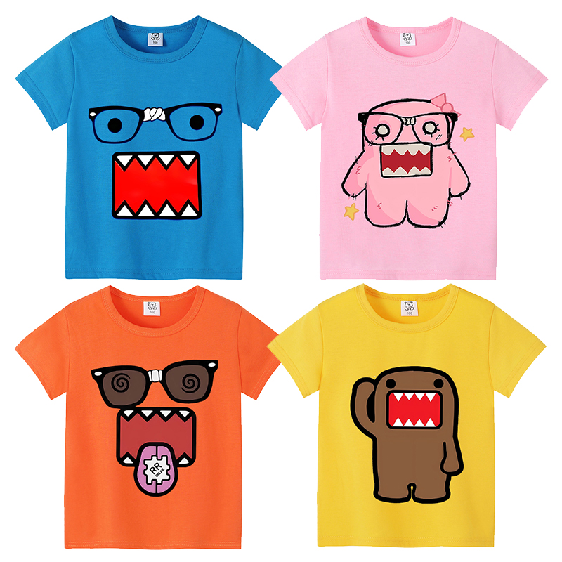 Summer Clothing Newborn - Cute Domos Kuns Short Sleeve Cartoon
