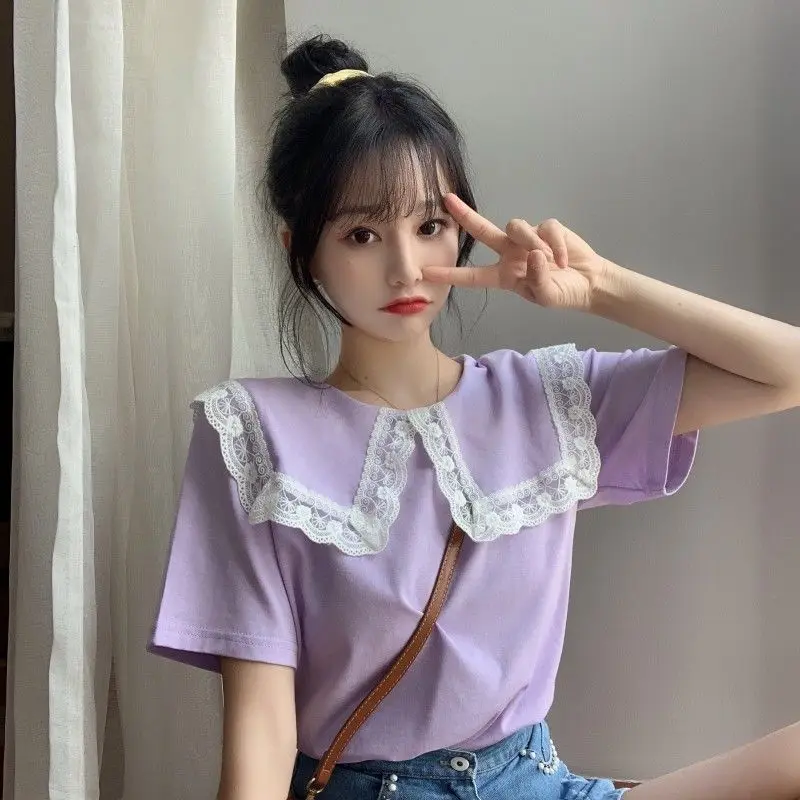 Summer Clothing Trends 2025 - Clothing Cute Top for Woman Collar