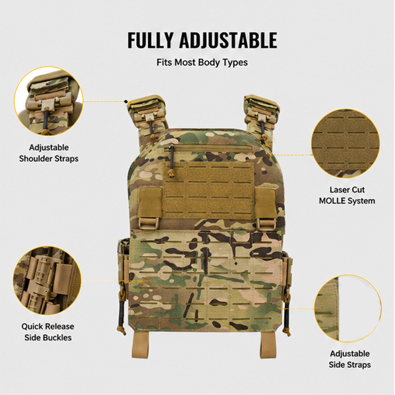 Summer Clothing Release - Multifunctional Quick Release Tactical Vest Hunting