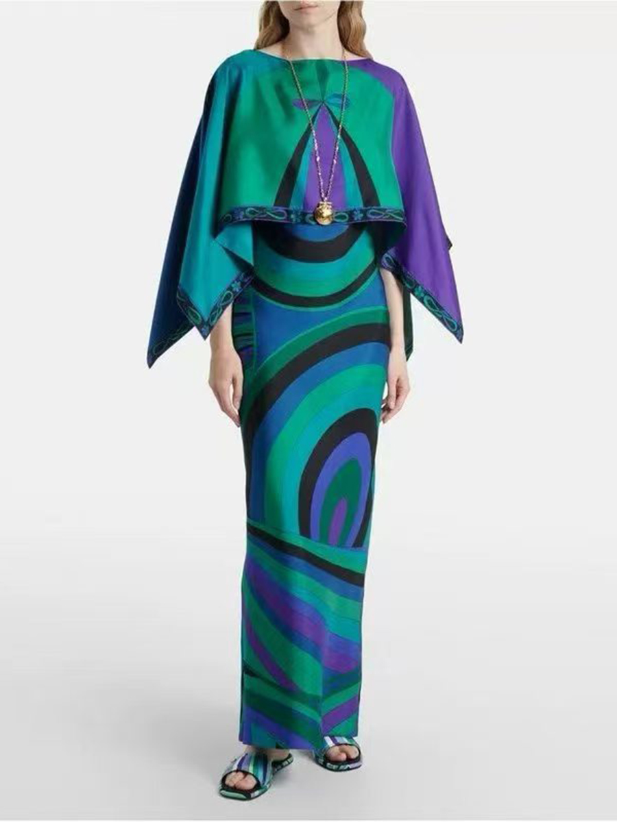VGH Light Blue Abstract Print  - Summer Clothing Women Sale 评论和价格