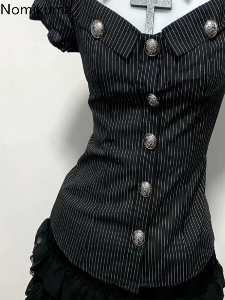 Goth Two Piece Sets Women's Cl - Summer Goth Clothing 评论和价格