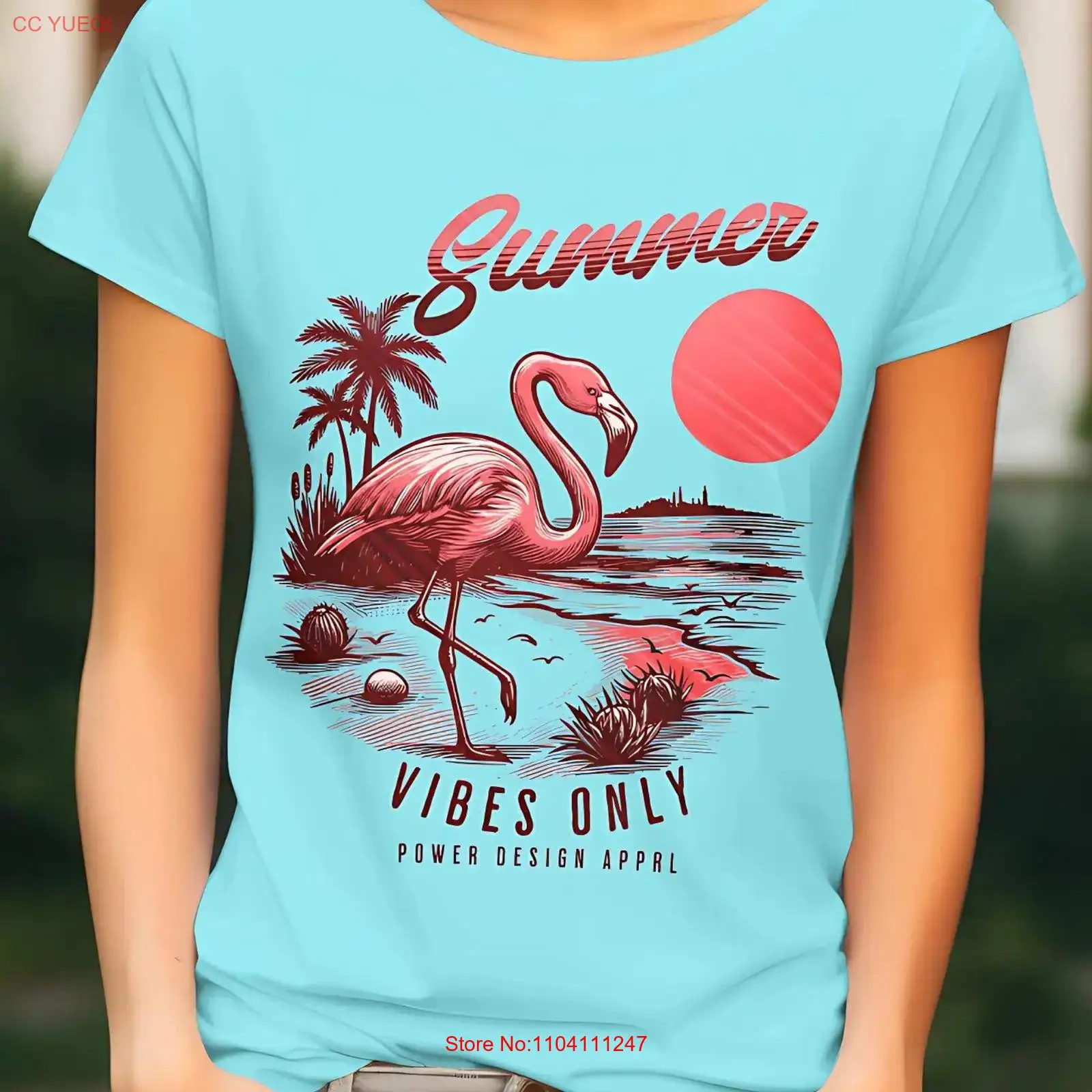 Summer Vibes Only T shirt Flam - Summer Vibes Clothing Men 评论和价格