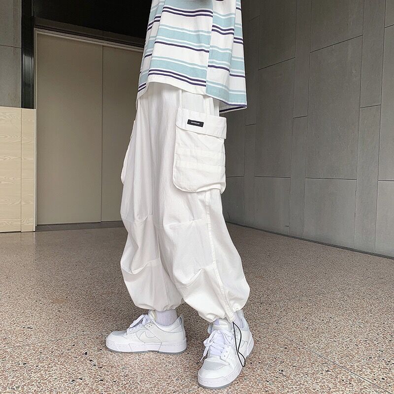 Men Bloomers Loose Cargo Pants - Summer Vibes Clothing Men 评论和价格