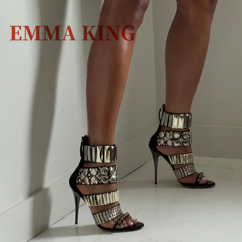 Black Embellished Ankle Strap  - Summer Clothing Petite 评论和价格