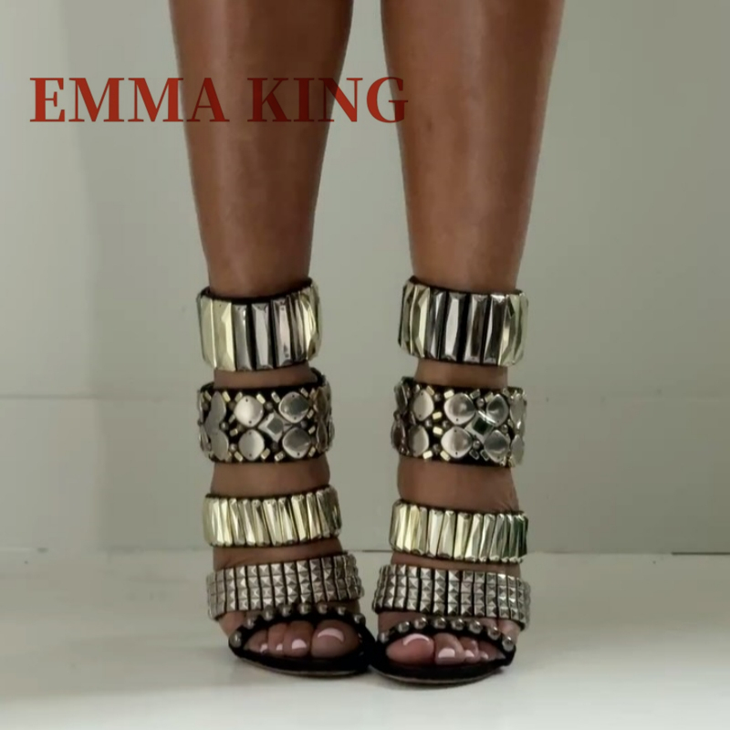 Black Embellished Ankle Strap  - Summer Clothing Petite 评论和价格