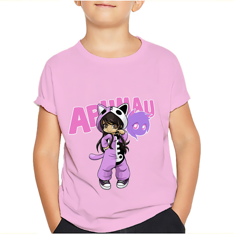 Aphmau Meows Cat T Shirts Cart - Summer Clothing Newborn 评论和价格
