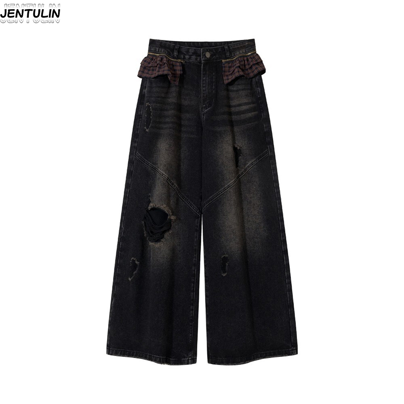 New Rivet Piercing Jeans Men's - Summer Vibes Clothing Men 评论和价格