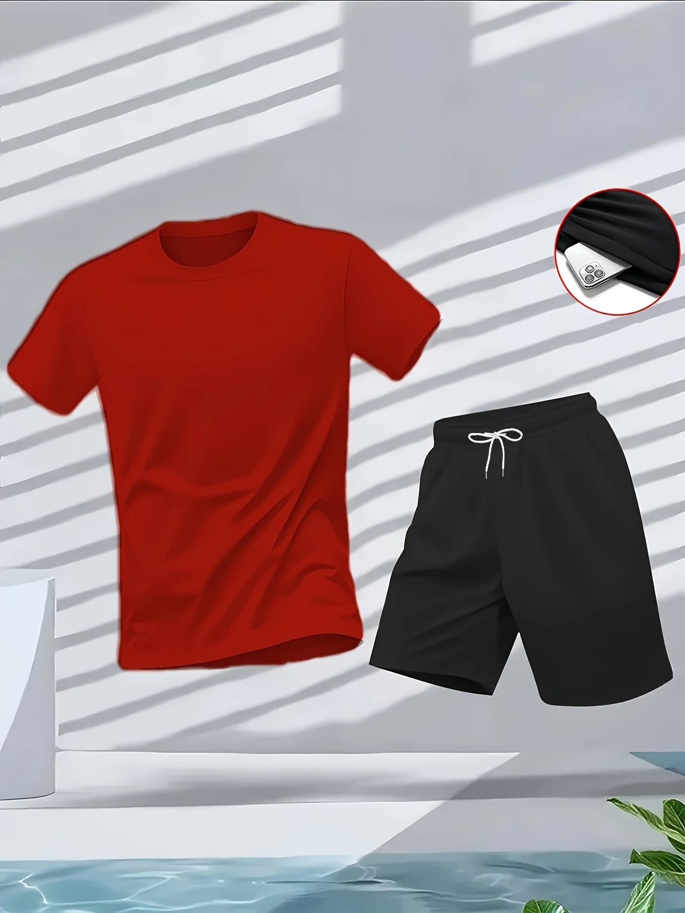 Men's Suit 2pcs Set Fashion Le - Summer Clothes Fashion 评论和价格