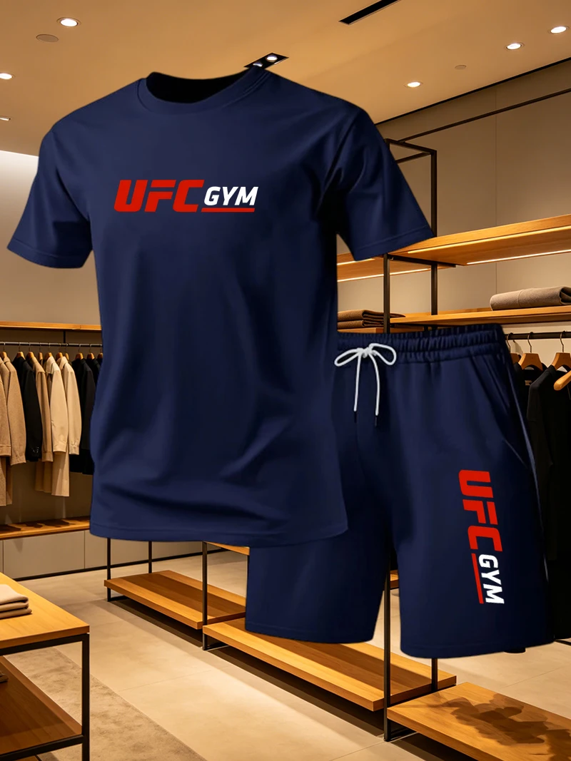 Men's Fashion T-shirt Shorts U - Summer Clothes Fashion 评论和价格