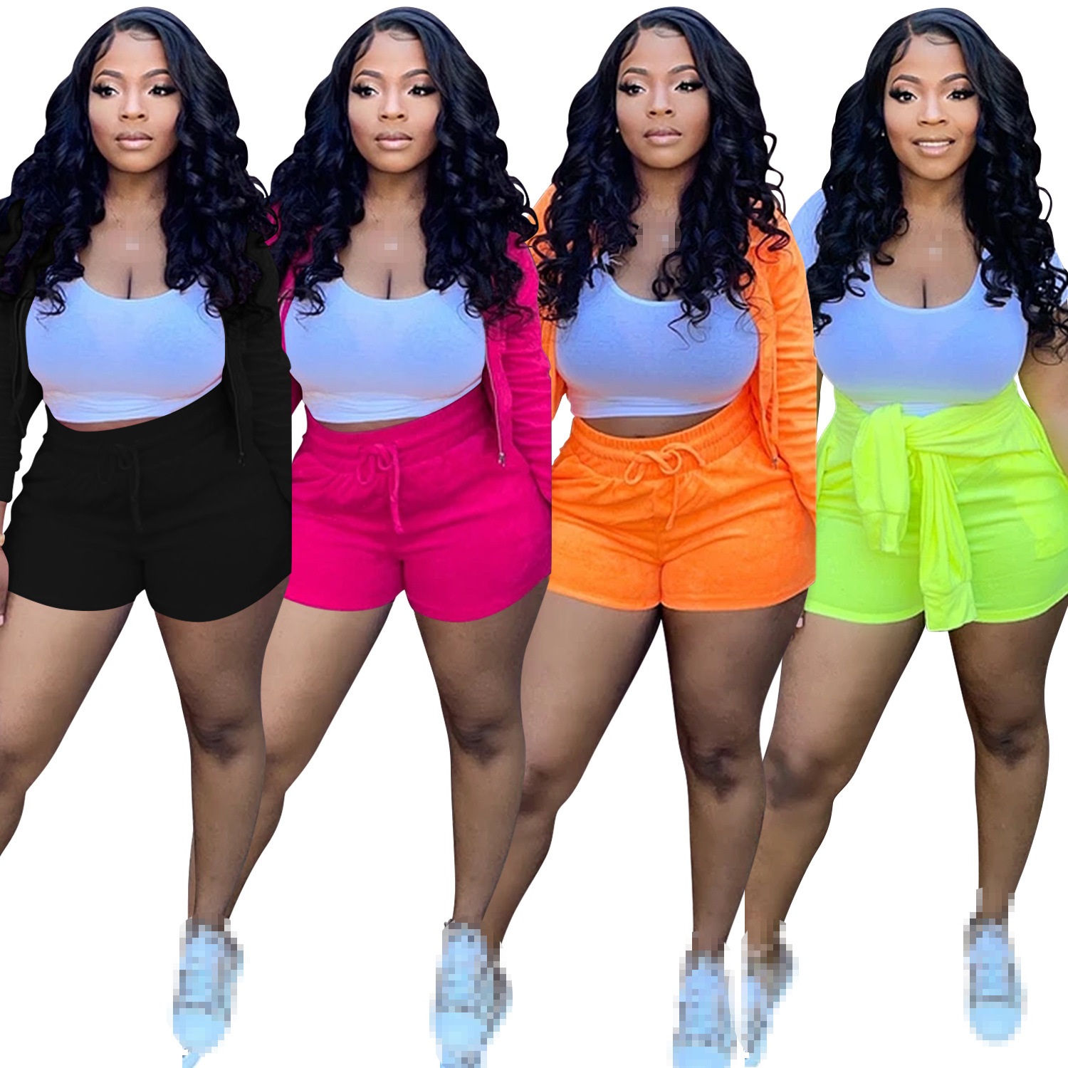 shorts sets 3 piece set women  - Summer Clothing Bundle 评论和价格