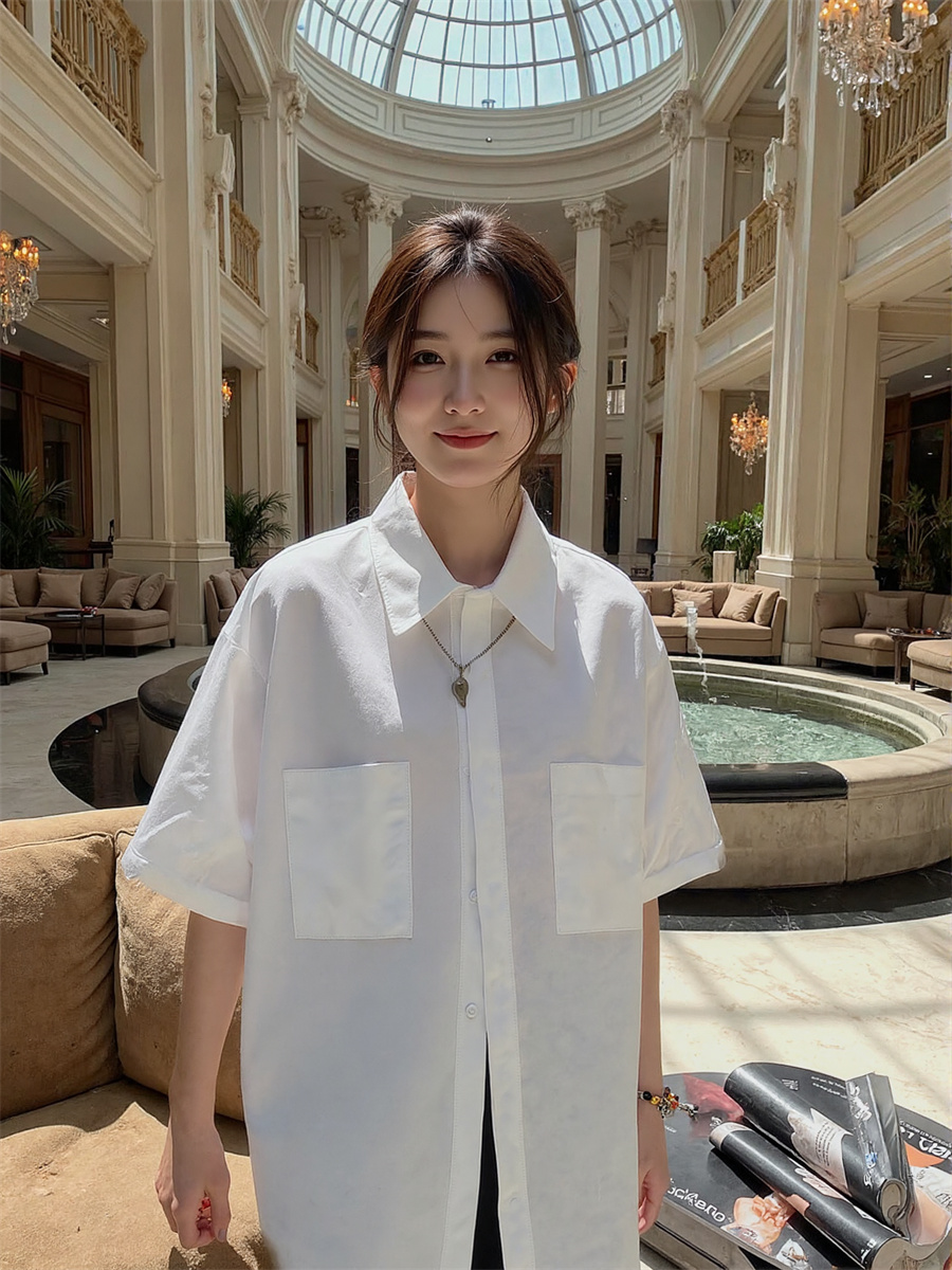 Short Sleeve Korean Style Shir - Summer Clothing Trends 2025 评论和价格
