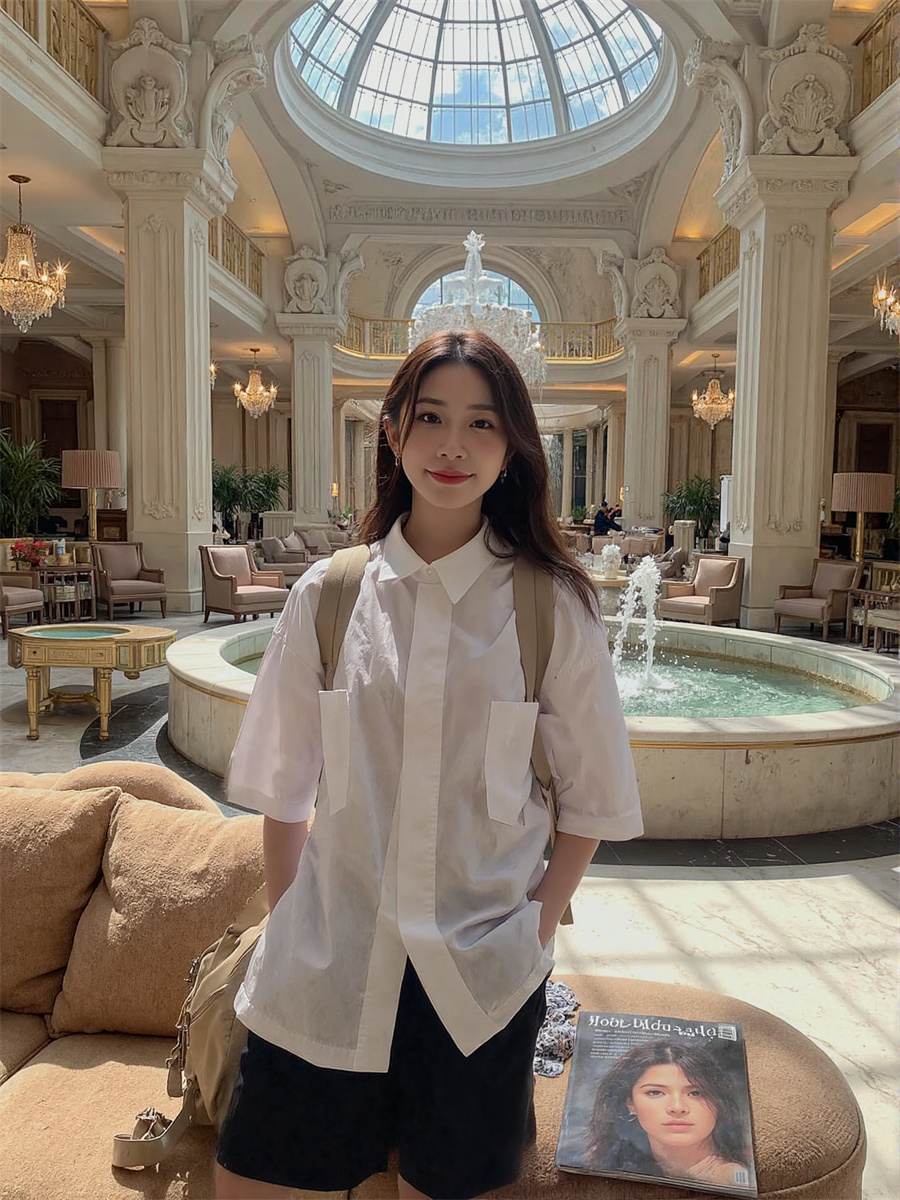 Short Sleeve Korean Style Shir - Summer Clothing Trends 2025 评论和价格