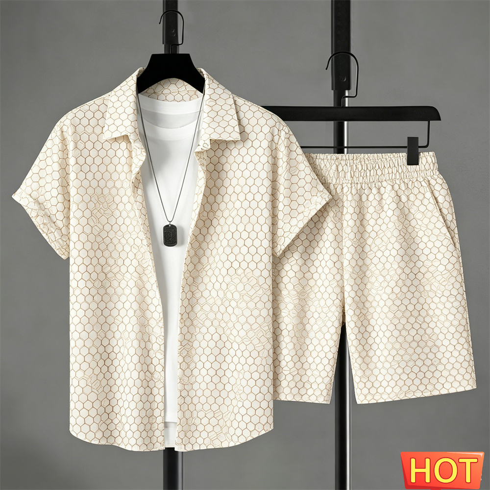 Summer Outfits Man Shirt Set G - Summer Clothing Essentials 评论和价格