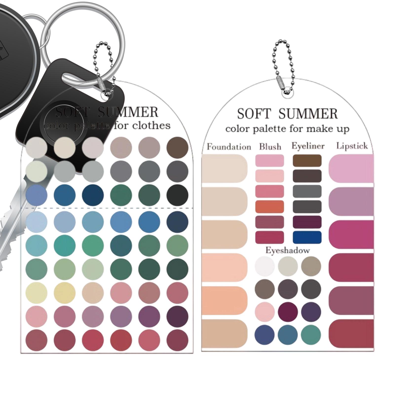 Soft Summer Color Palette Card - Summer Clothing Guide 评论和价格