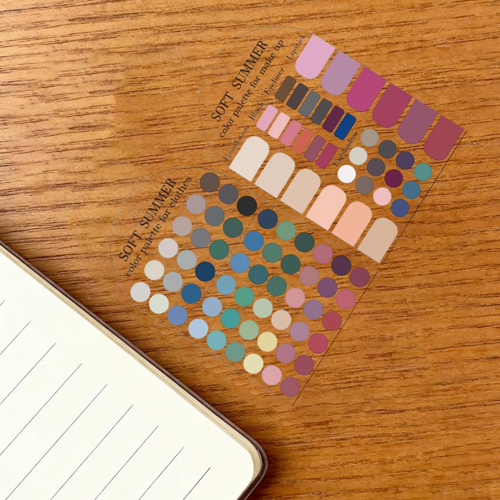 Soft Summer Color Palette Card - Summer Clothing Guide 评论和价格