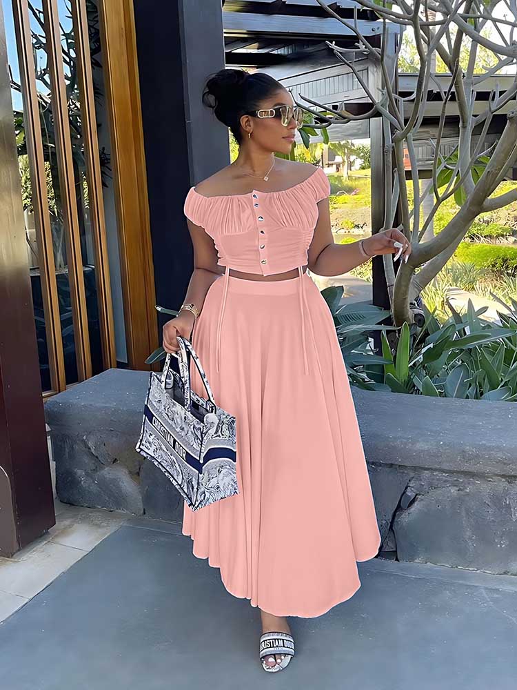 Two Piece Set for Women Dress  - Summer Clothing Women Sale 评论和价格