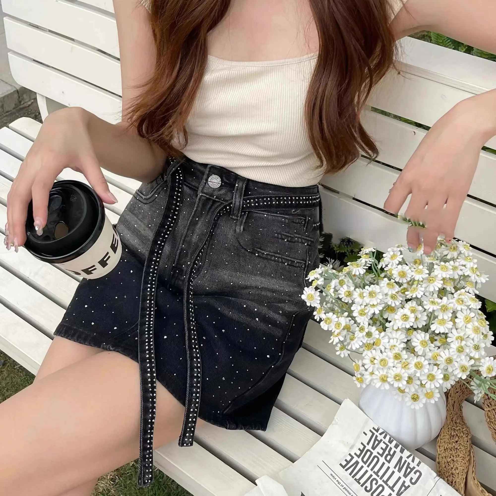 Jeans Skirts For Women Gradien - Summer Clothing Trends 2025 评论和价格