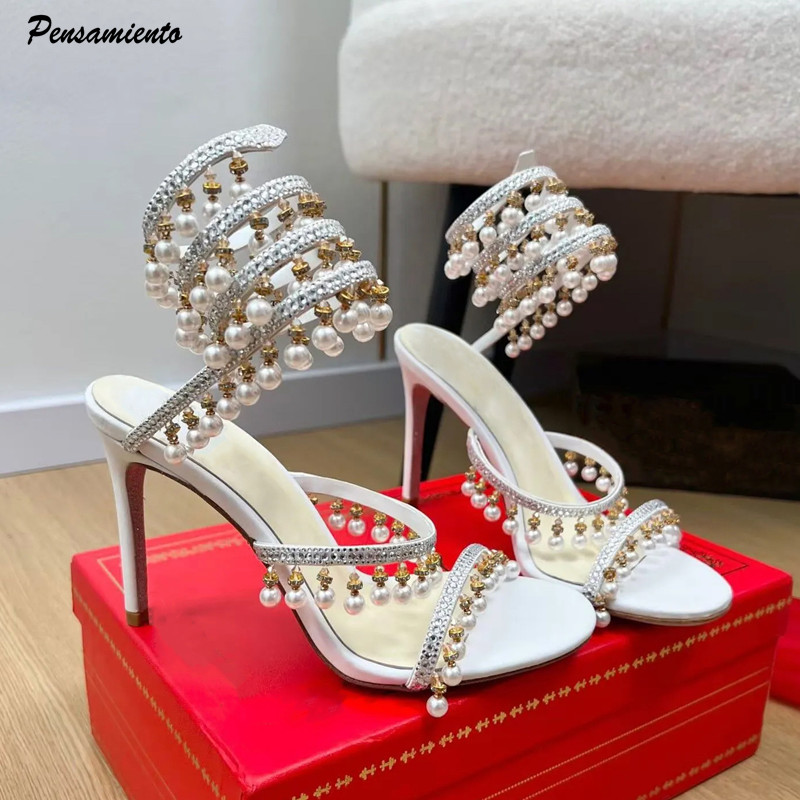 Luxury Rhinestones Pearls Tass - Summer Clothing Petite 评论和价格