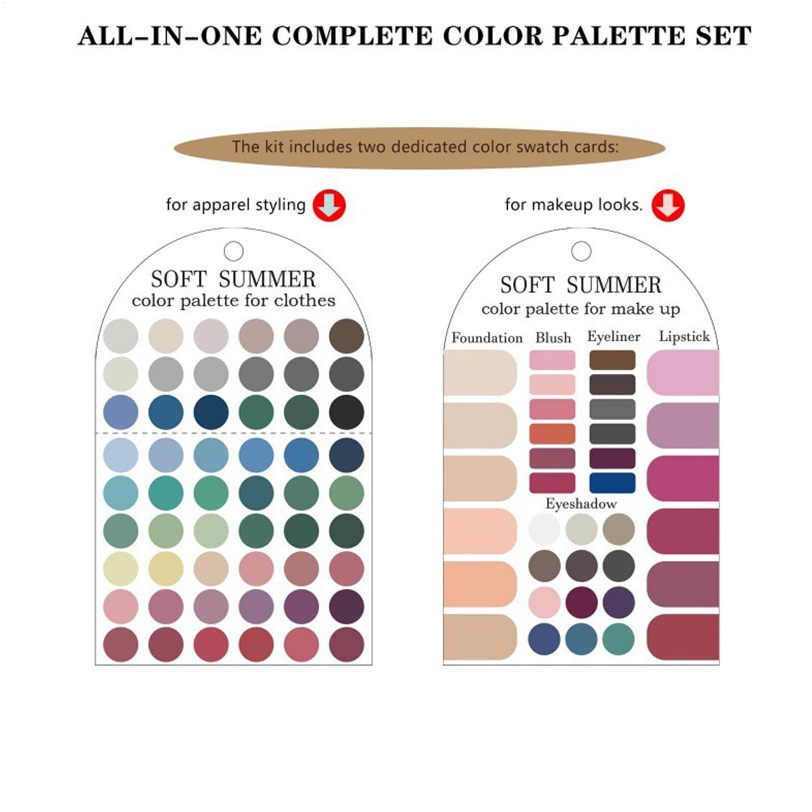 2Pcs Acrylic Seasonal Palette  - Summer Clothing Guide 评论和价格