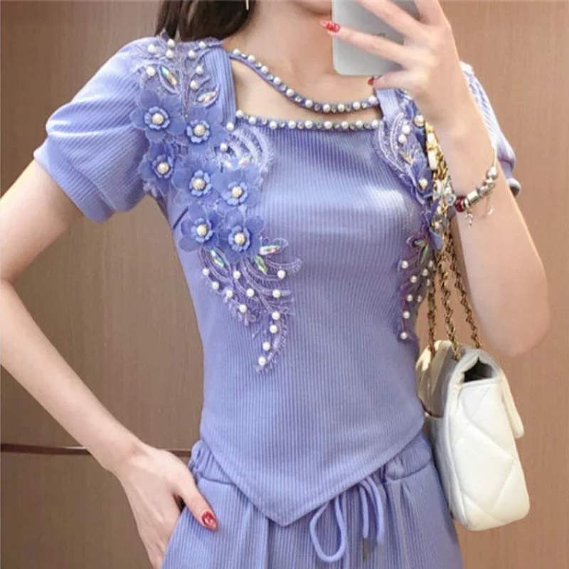 Wide Leg Ladies Trouser Purple - Summer Clothing Trends 2025 评论和价格