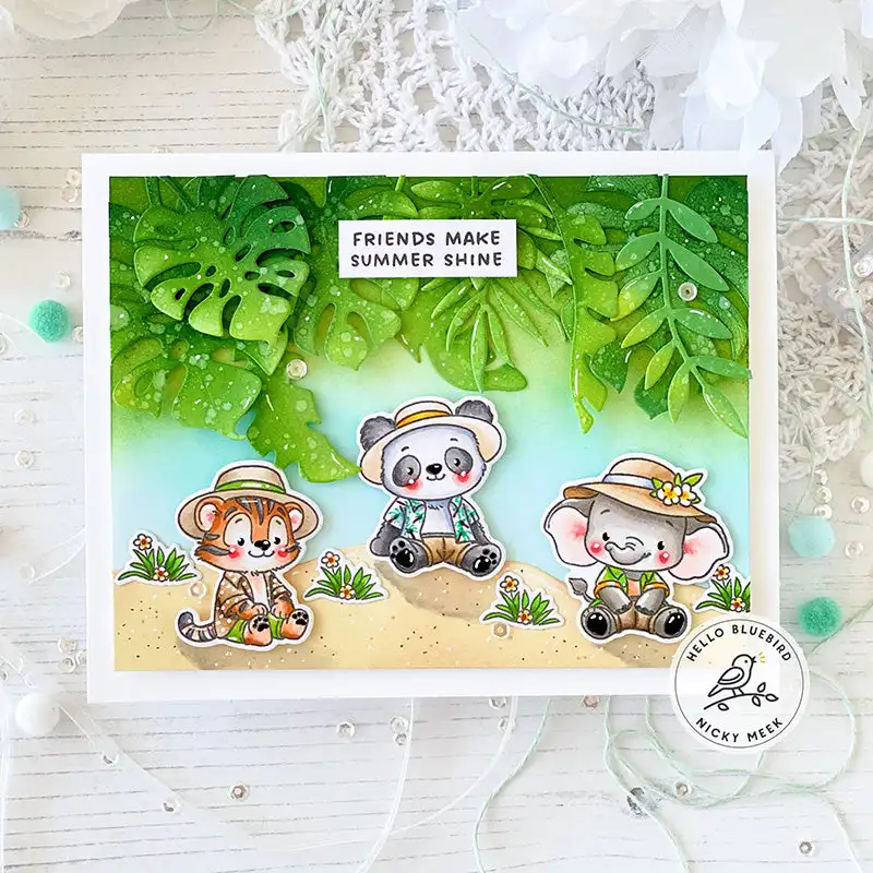 Beach Slimline Scene Happy Sum - Summer Clothing Words 评论和价格