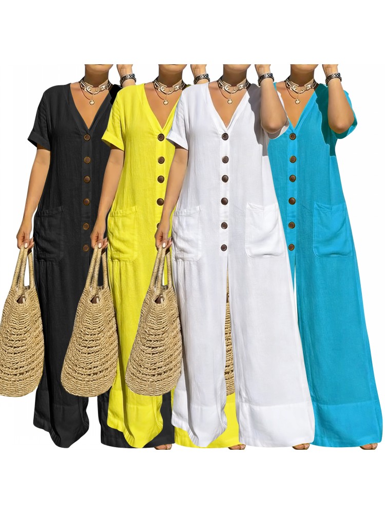 Plus Size Women Clothes Jumpsu - Summer Clothing Bundle 评论和价格