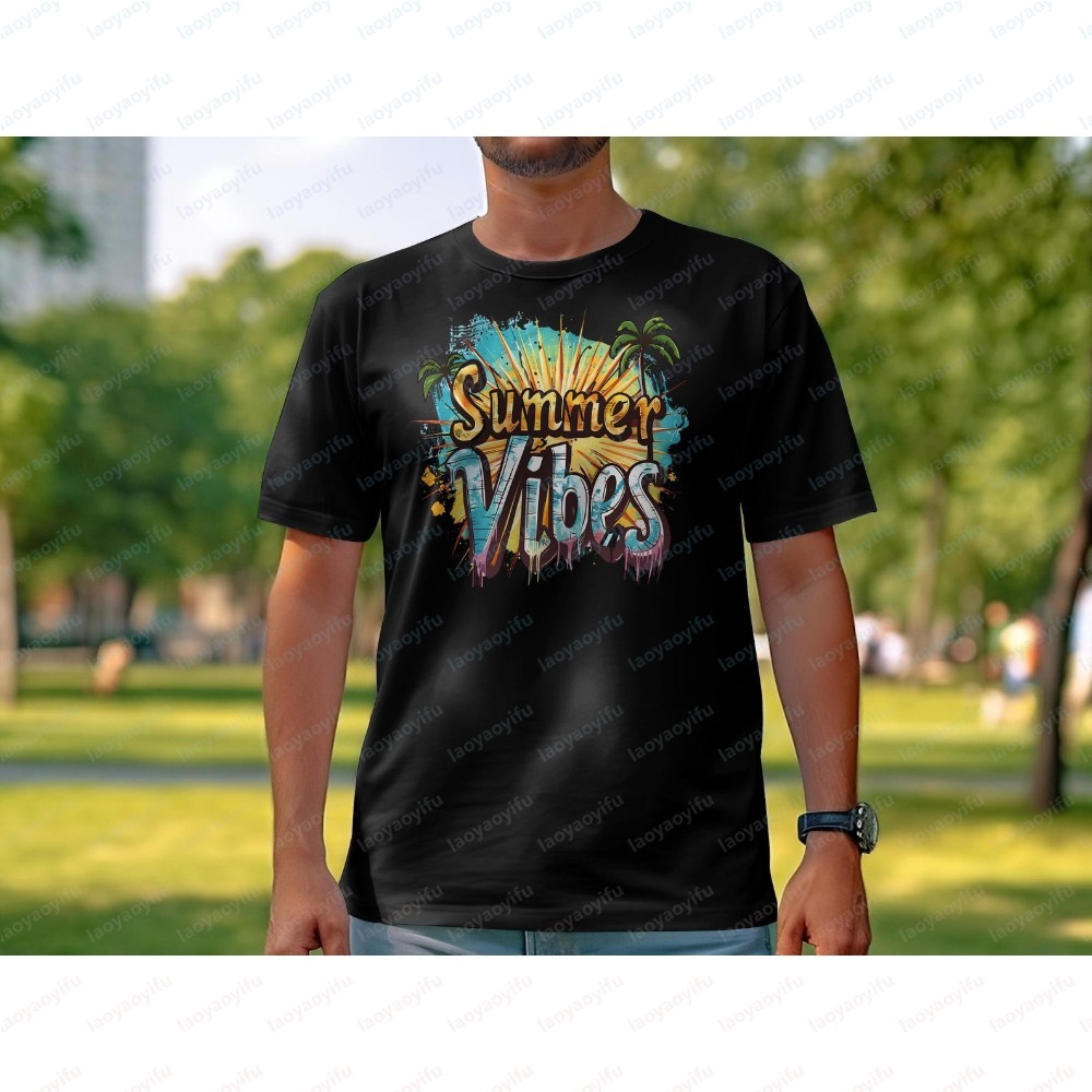 Unisex Summer Vibes T-Shirt Co - Summer Vibes Clothing Men 评论和价格