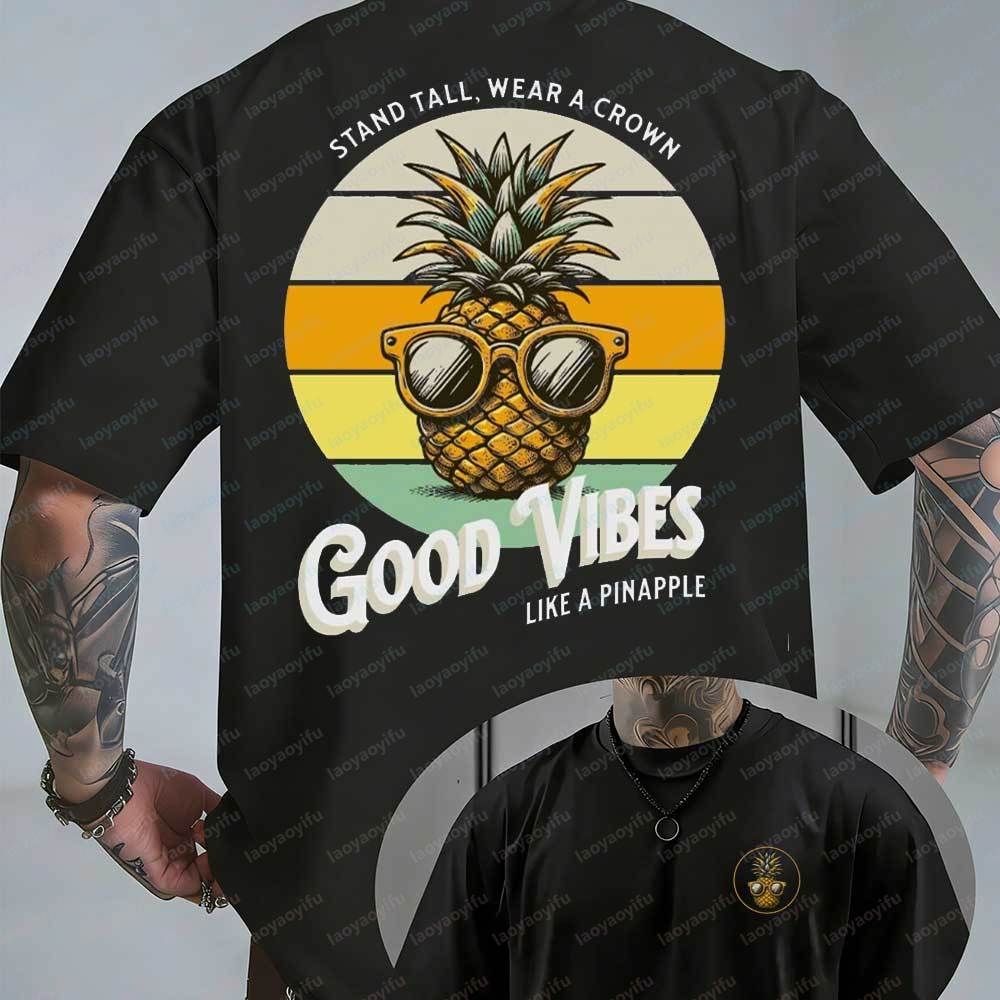 Men's Retro Summer Graphic T-S - Summer Vibes Clothing Men 评论和价格