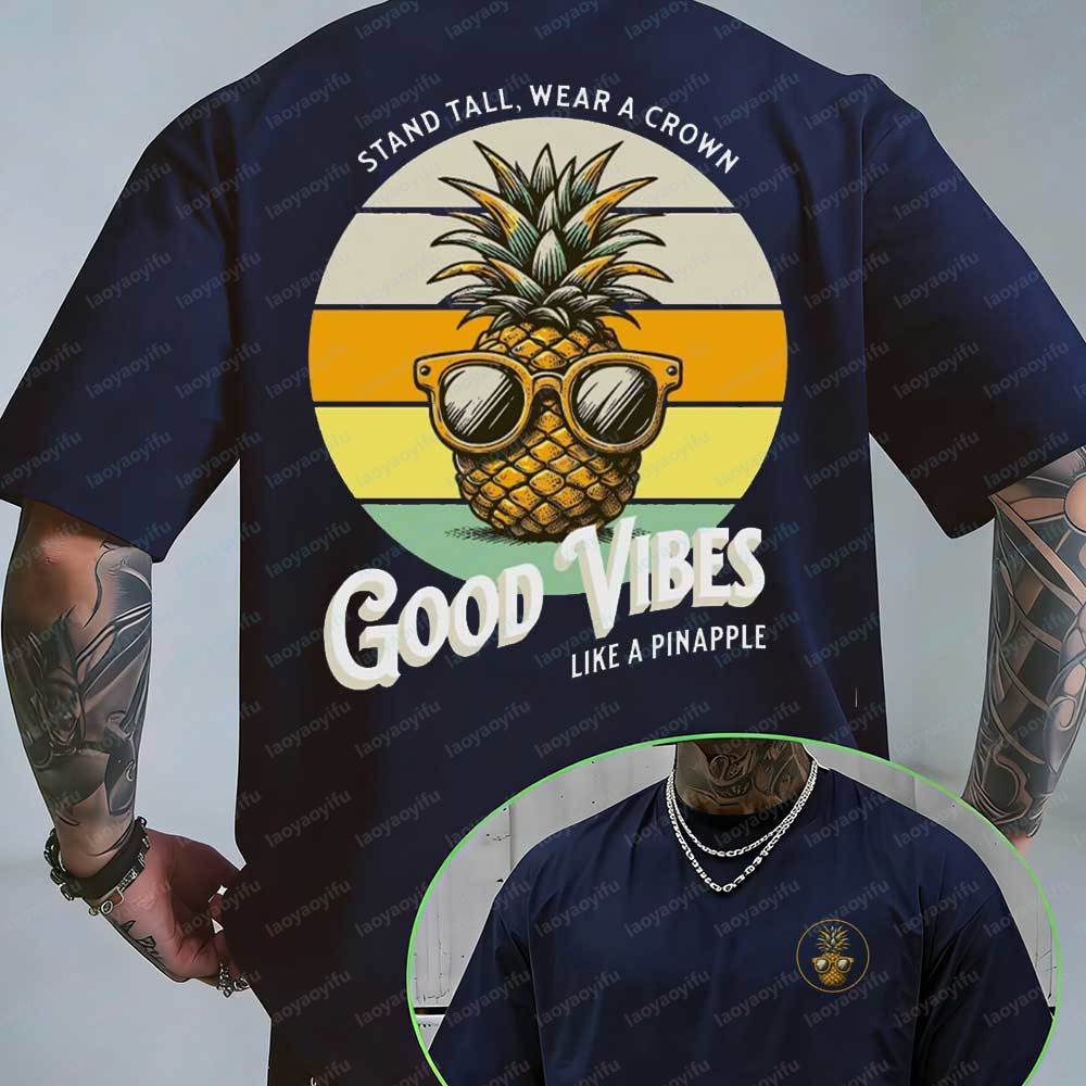 Men's Retro Summer Graphic T-S - Summer Vibes Clothing Men 评论和价格