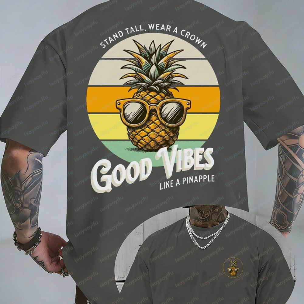 Men's Retro Summer Graphic T-S - Summer Vibes Clothing Men 评论和价格