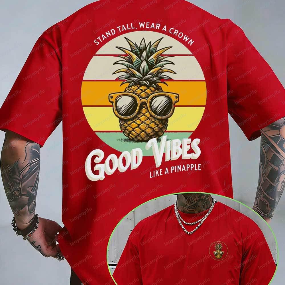 Men's Retro Summer Graphic T-S - Summer Vibes Clothing Men 评论和价格