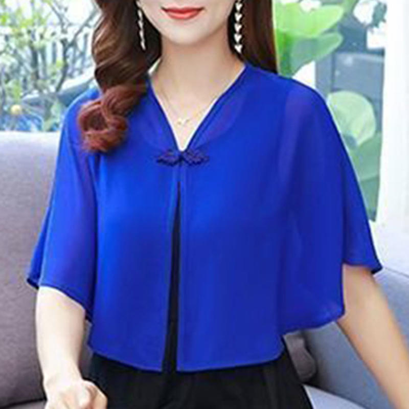 Spring Chiffon Short Outer Wea - Summer Clothing Accessories 评论和价格