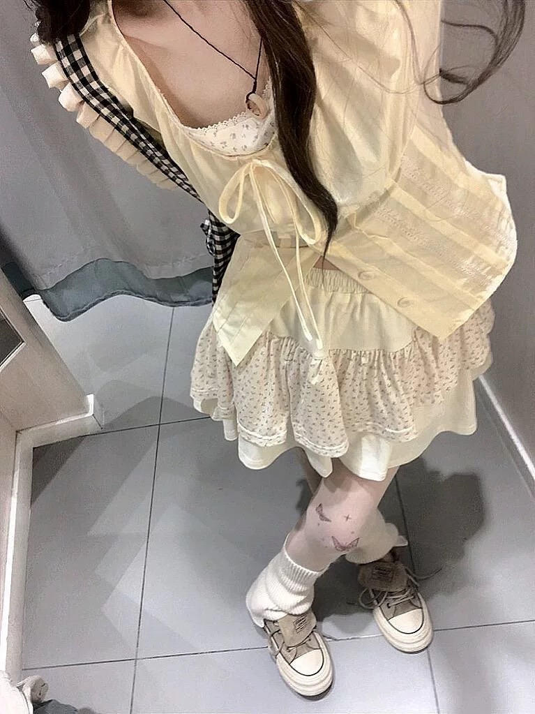 Sweet Floral Two-Piece Set for - Summer Clothing Accessories 评论和价格