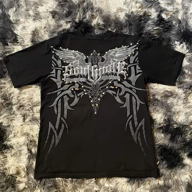 European and American Men's Su - Summer Goth Clothing 评论和价格