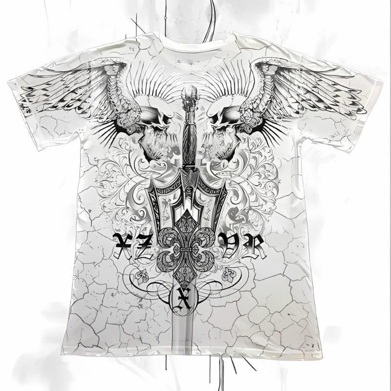 European and American Men's Su - Summer Goth Clothing 评论和价格