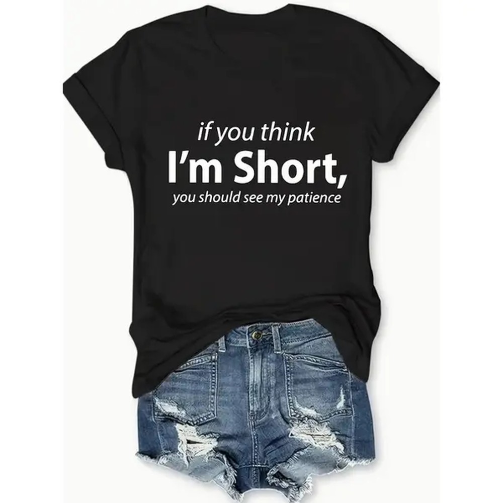 [100% Cotton] Funny Words Prin - Summer Clothing Words 评论和价格