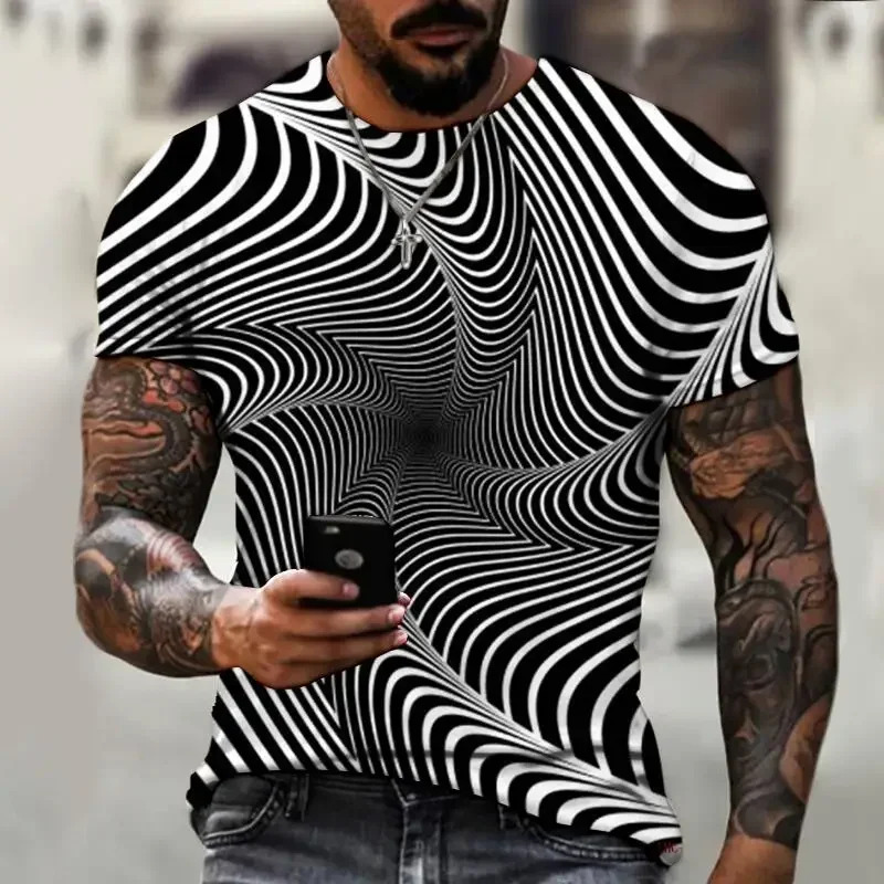 Men's 3D printed T-shirt, over - Summer Clothing Affordable 评论和价格