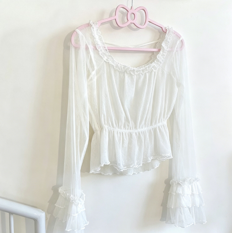 Japanese Sweet Lolita Blouses  - Summer Goth Clothing 评论和价格