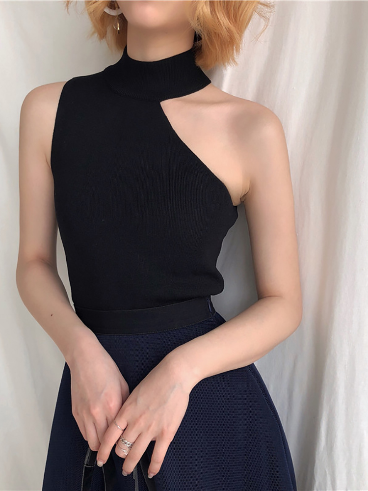 Knitted Sweater Off Shoulder P - Summer Jumper Clothing 评论和价格