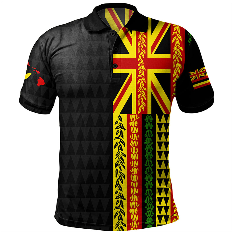 Fashion Hawaii Printed Polo Sh - Summer Clothing Trends 2025 评论和价格