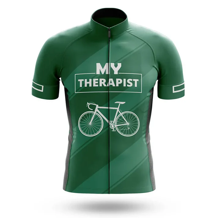 My Therapist Cycling Jersey Cl - Summer Jumper Clothing 评论和价格
