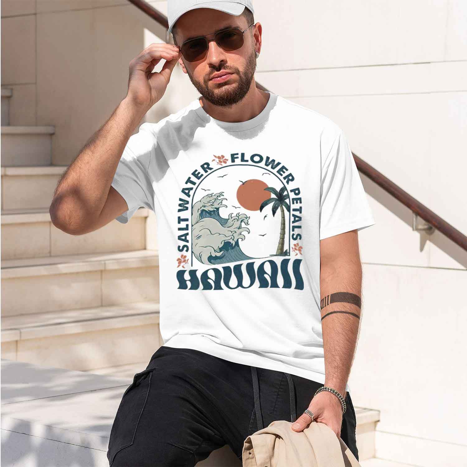 Hawaii Bea T-Shirt Bea T Shirt - Summer Vibes Clothing Men 评论和价格