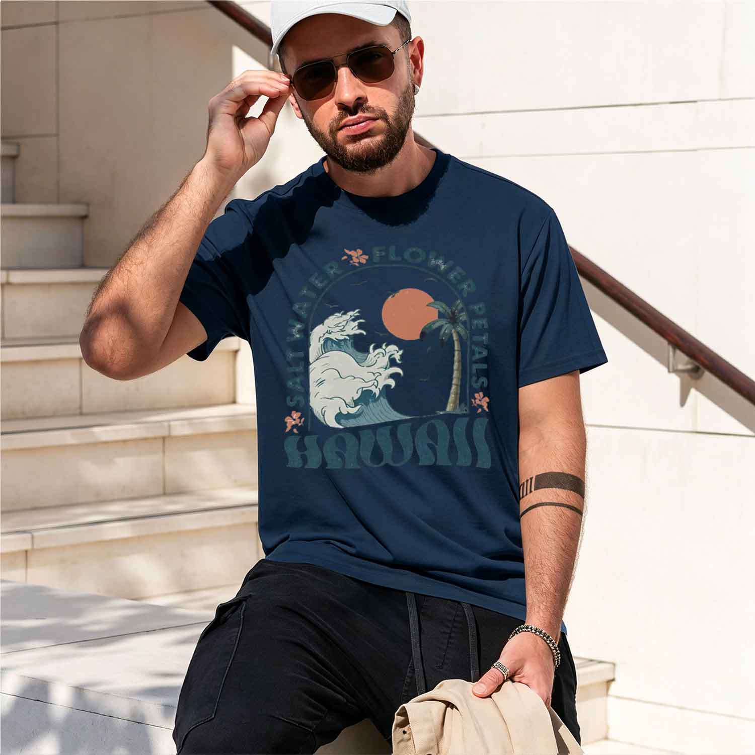 Hawaii Bea T-Shirt Bea T Shirt - Summer Vibes Clothing Men 评论和价格